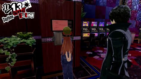 red panel persona 5 royal  I believe it's right by the door inside the slot machine room